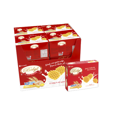 Bánh trứng sữa Belgi 42g